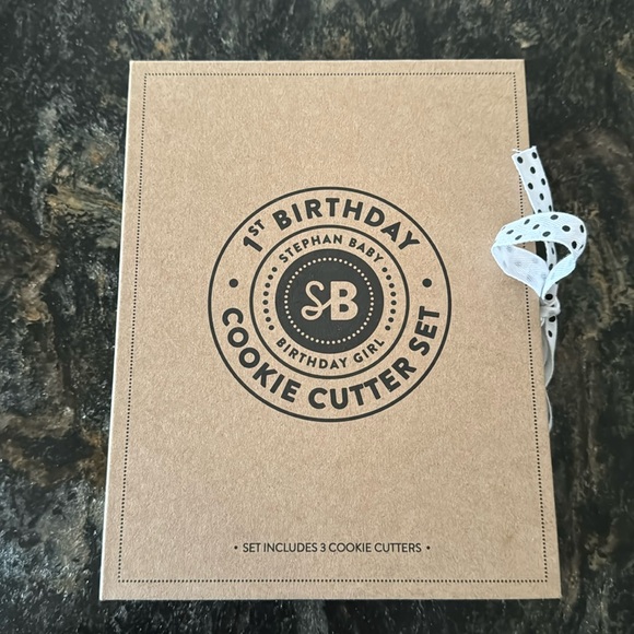 First birthday cookie cutter set - Picture 1 of 6